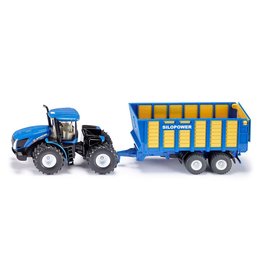 Siku Siku Farmer 1947 New Holland knik arm Tractor met Tankwagen (1:50)