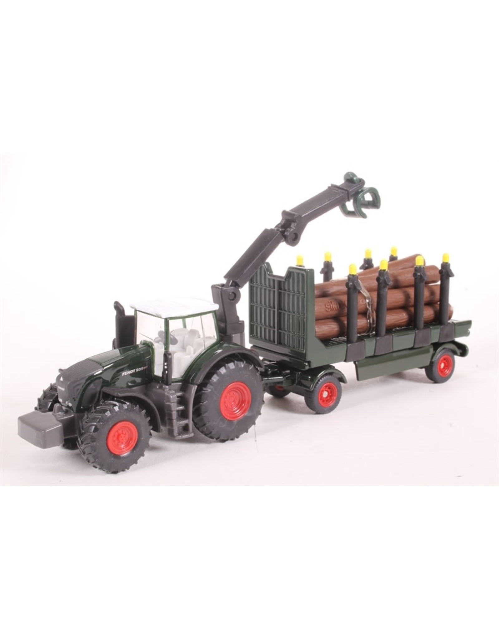 Siku Siku Super 1861 Fendt Tractor met Boomstammen Aanhangwagen (1:87)