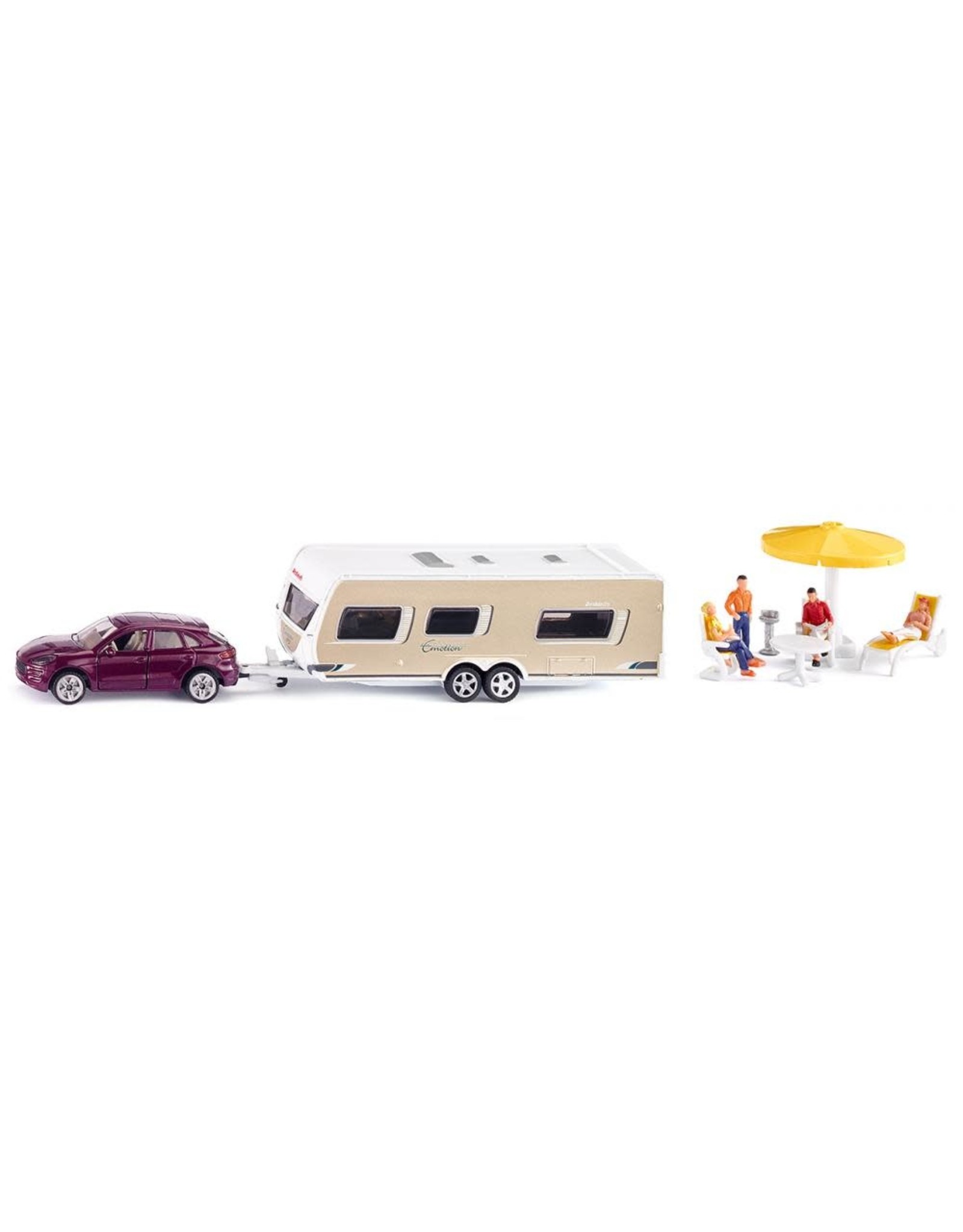 Siku Siku Super 2542 Personenwagen met Caravan (1:55)