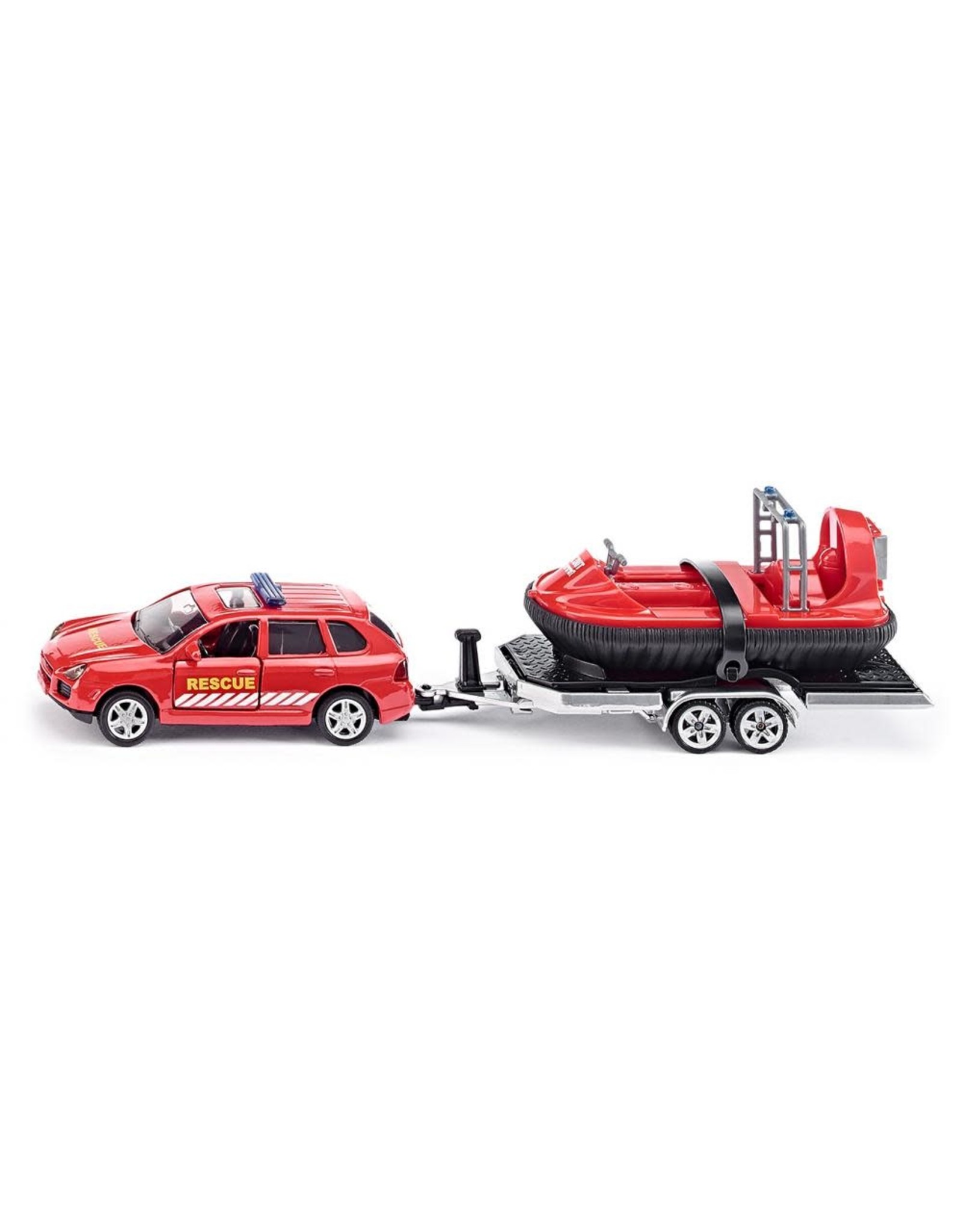 Siku Siku Super 2549 Rescue Auto met Aanhanger En Hoovercraft (1:55)