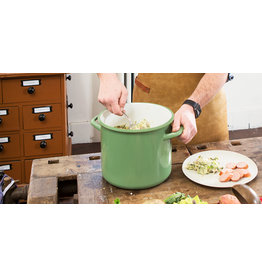 BK BK New Vintage Kookpan Emaille 20 cm Groen