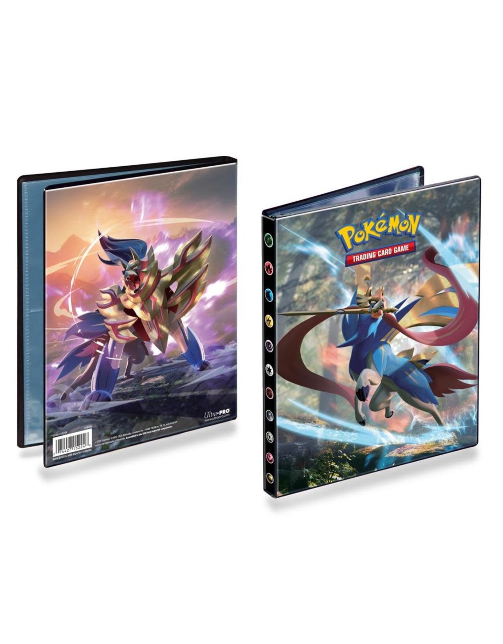 Ultra Pro Pokémon TCG Portfolio 15224  Sword & Shields 4-pocket