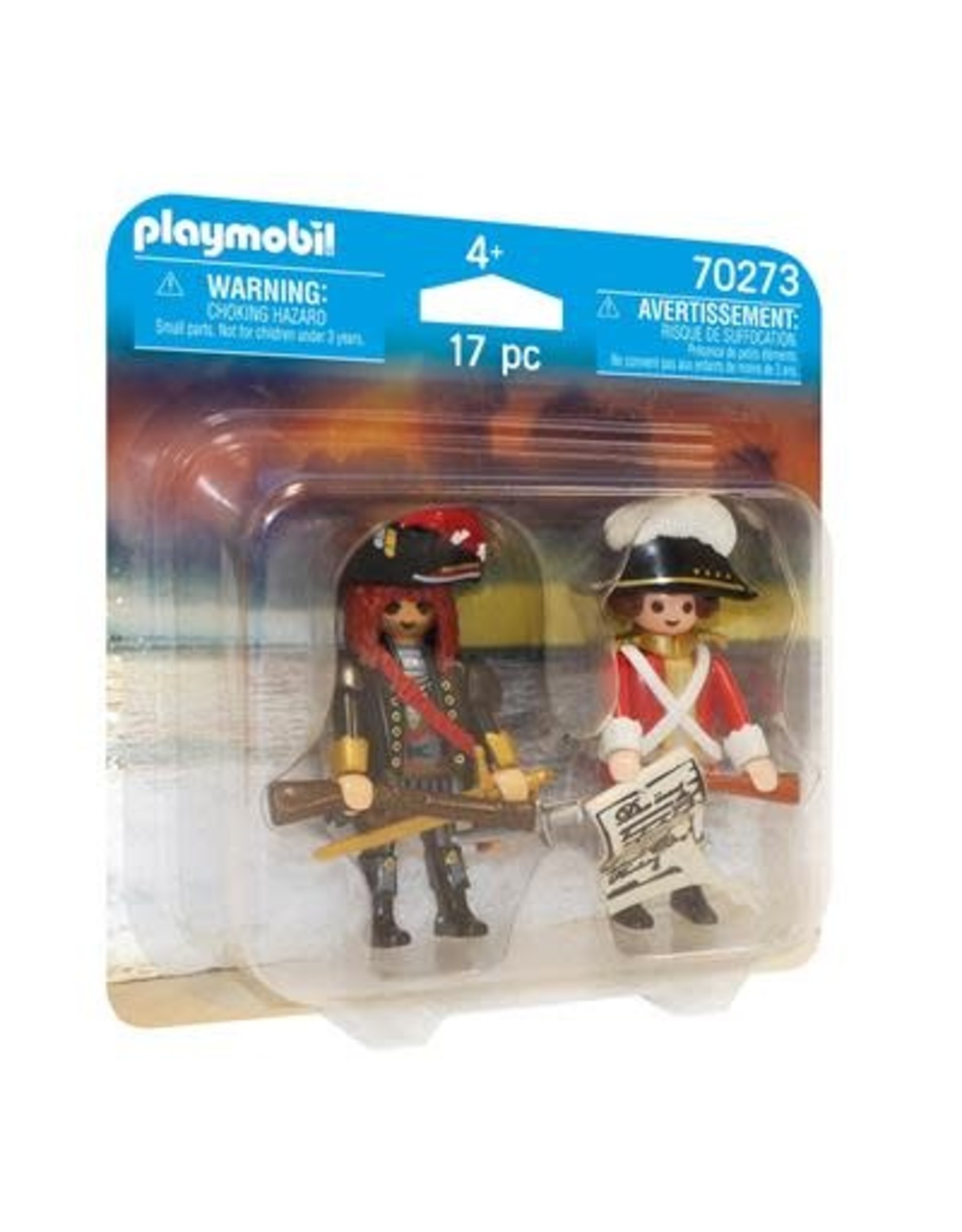 Playmobil Playmobil Duopack 70273 Piratenkapitein en Roodroksoldaat