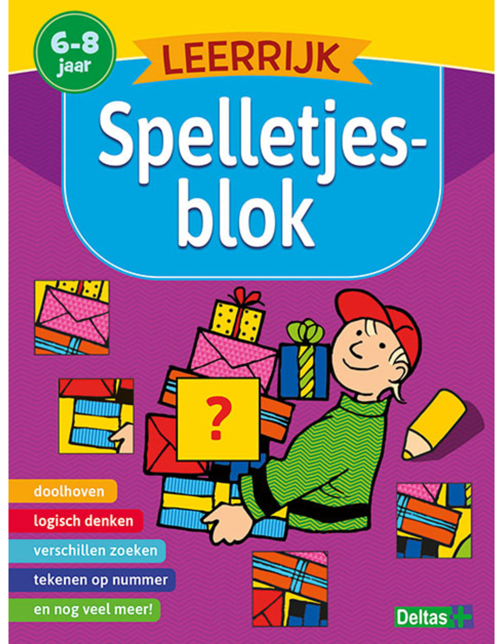 Deltas Leerrijk spelletjesblok (6-8 j.)