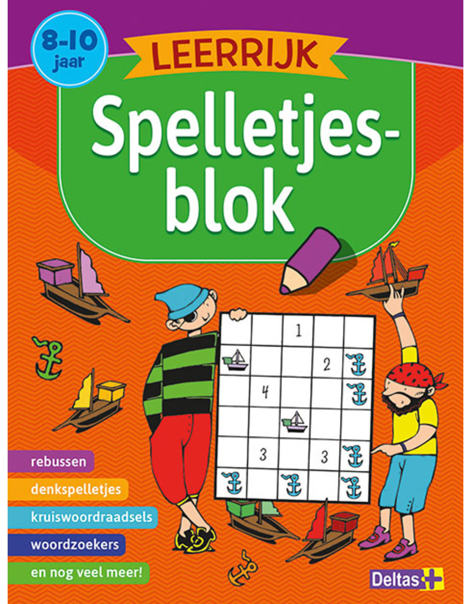 Uitgeverij Deltas Leerrijk Spelletjesblok (8-10 Jr)