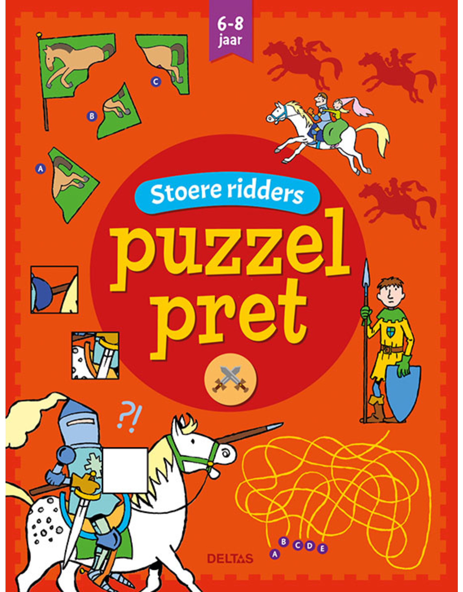 Deltas Puzzel pret - Stoere ridders ( 6-8 j.)