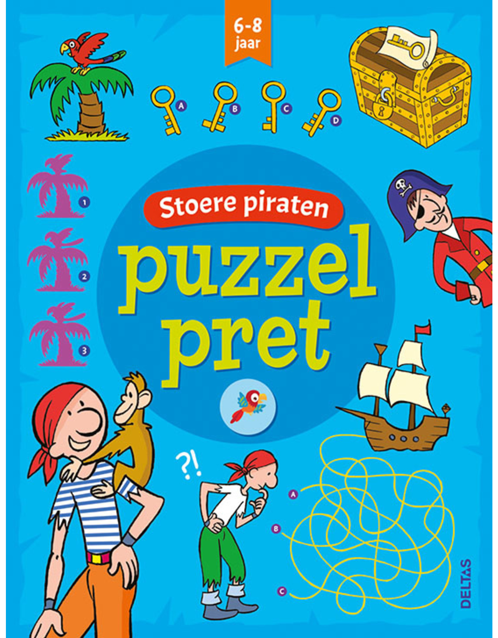 Deltas Puzzel pret - Stoere piraten ( 6-8 j.)