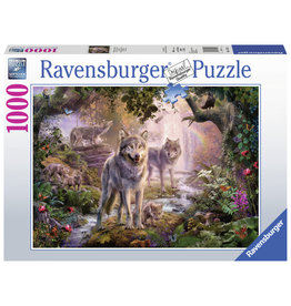 Ravensburger Ravensburger puzzel 151851 Wolvenfamilie in de zomer 1000 stukjes