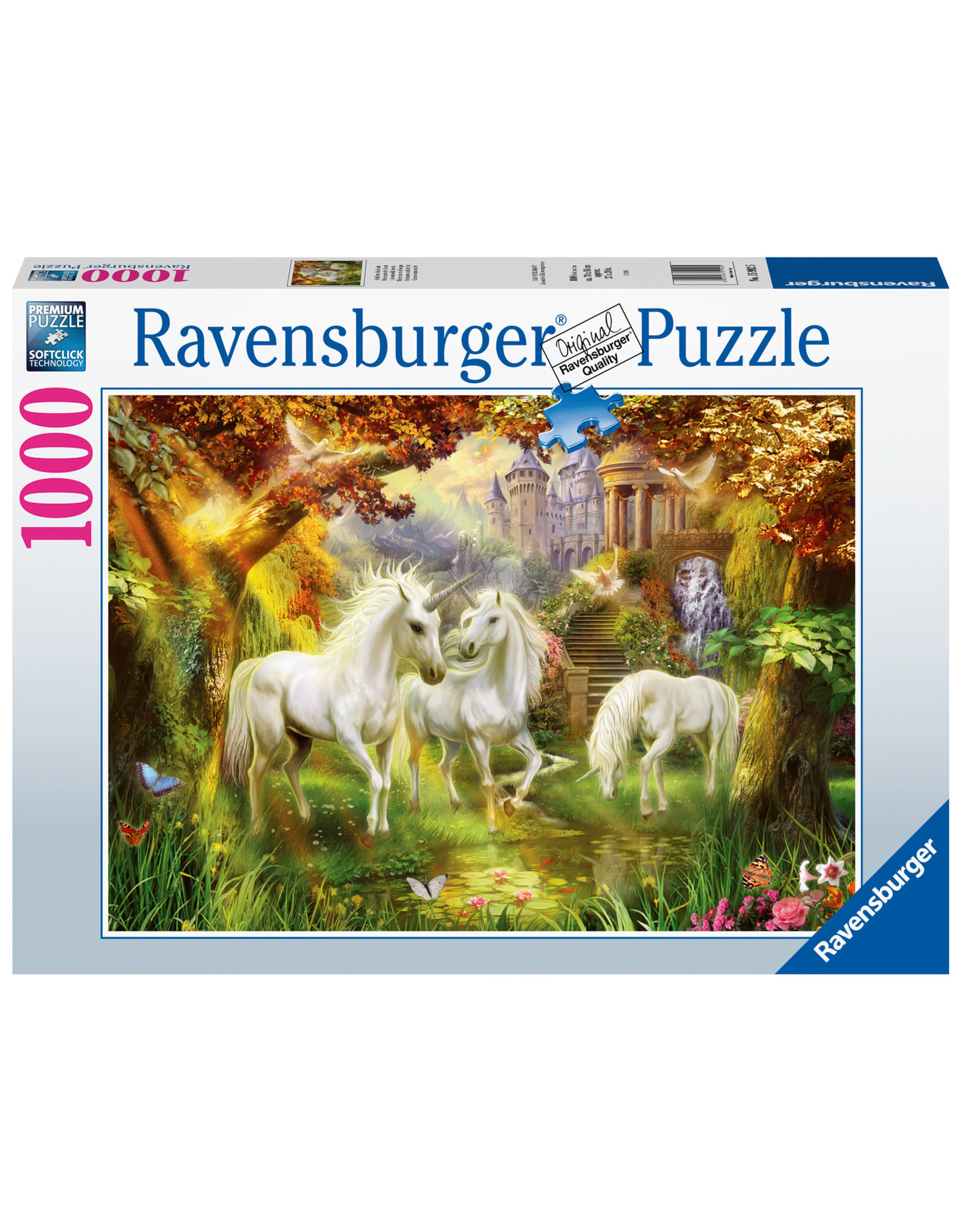 Ravensburger Ravensburger puzzel Eenhoorns in de herfst 1000stukjes