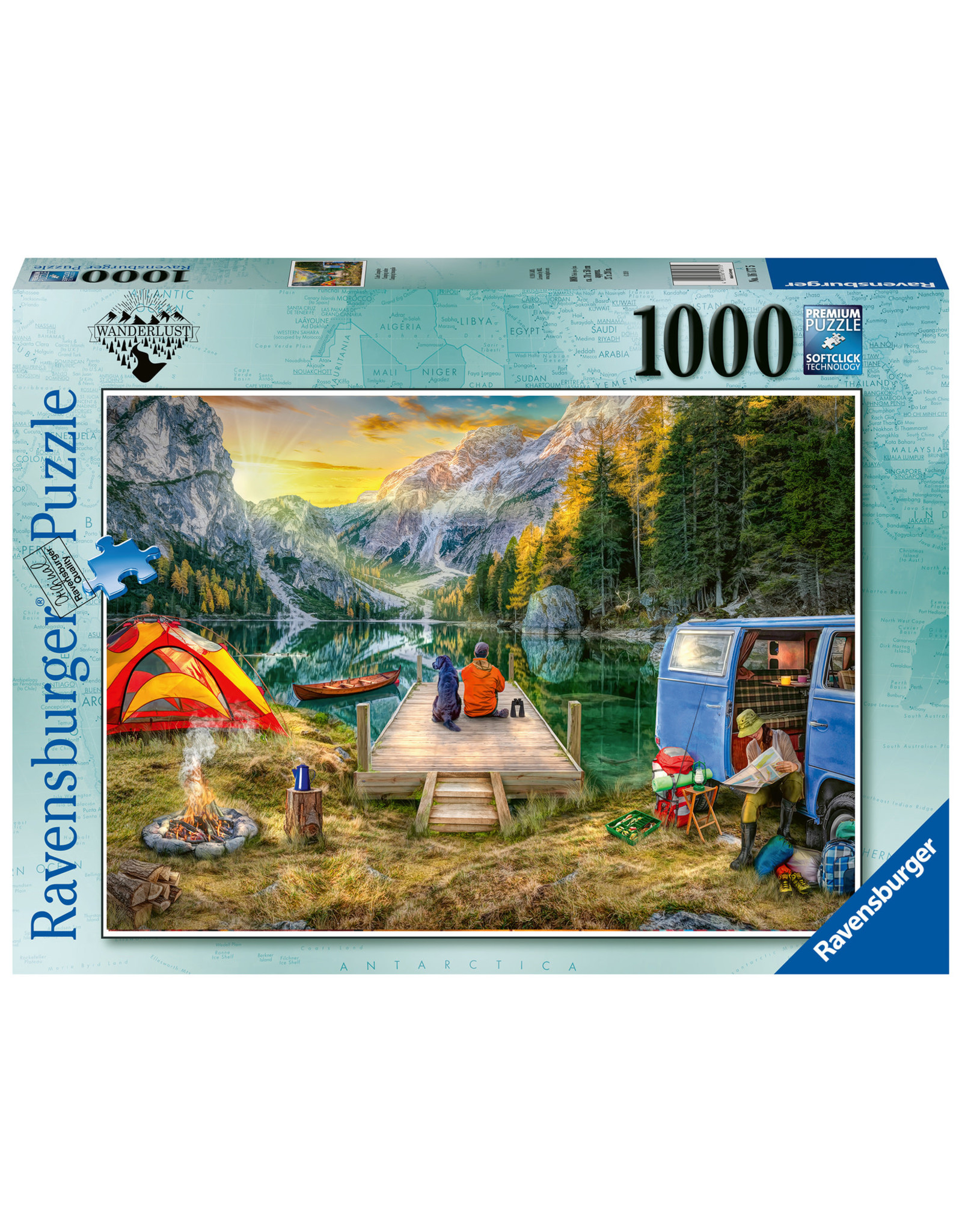 Ravensburger Ravensburger puzzel 161775 Rustige kampeerplek 1000 stukjes (Calm Campsite)