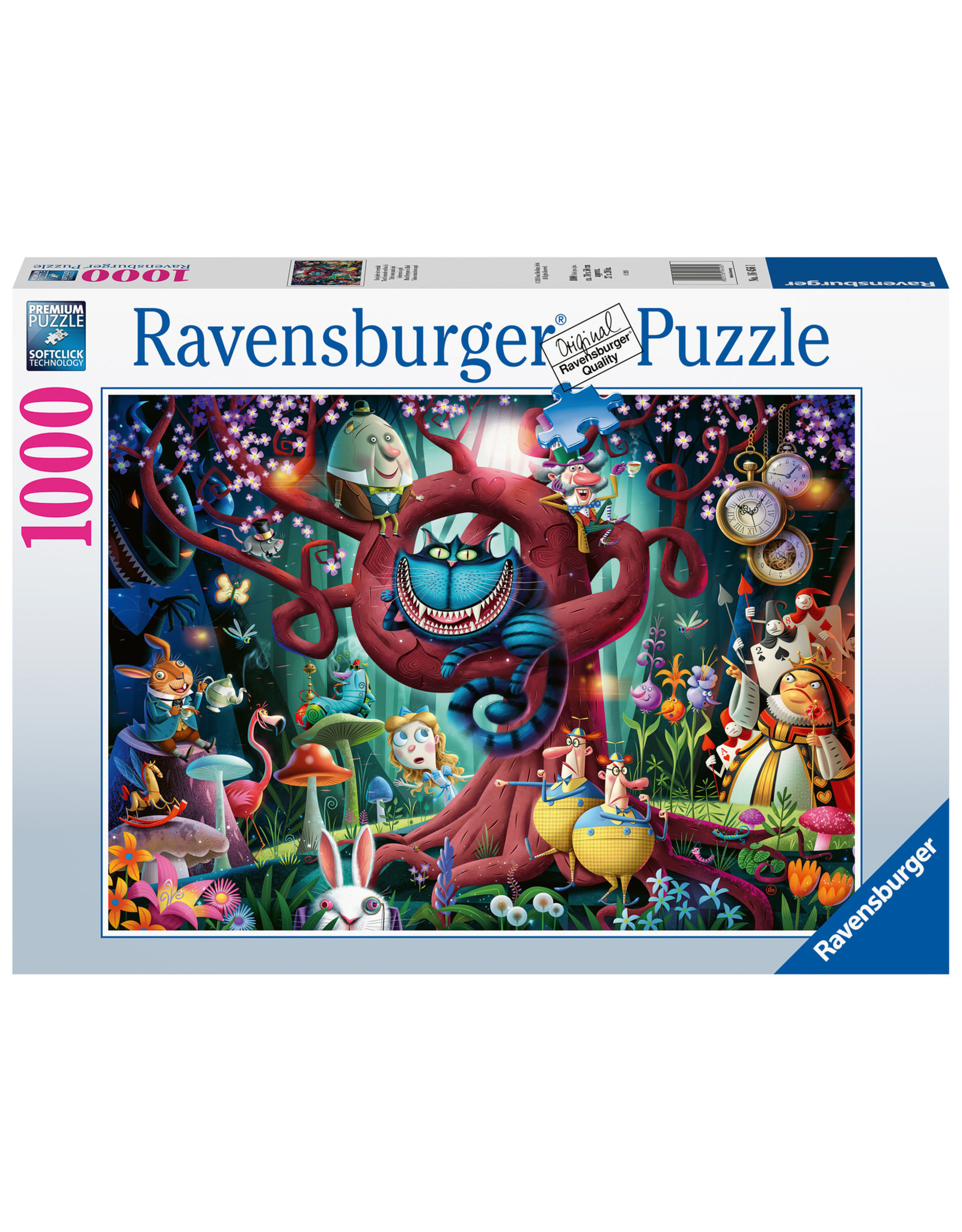 Ravensburger Ravensburger puzzel Iedereen is gek 1000 stukjes Almost Everyone is Mad (Alice in Wonderland)