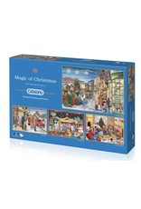 Gibsons Gibsons Puzzel Magic of Christmas 4x500 stukjes