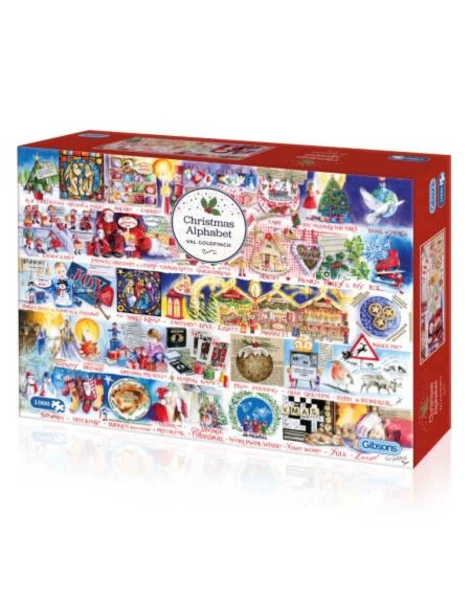 Gibsons Gibsons Puzzel The Christmas Alphabet 1000 stukjes