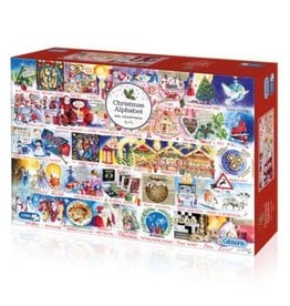 Gibsons Gibsons Puzzel The Christmas Alphabet 1000 stukjes