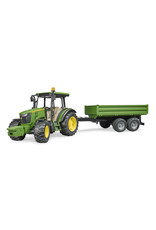 Bruder Bruder 02108 John Deere 51115M met Aanhangwagen (1:16)