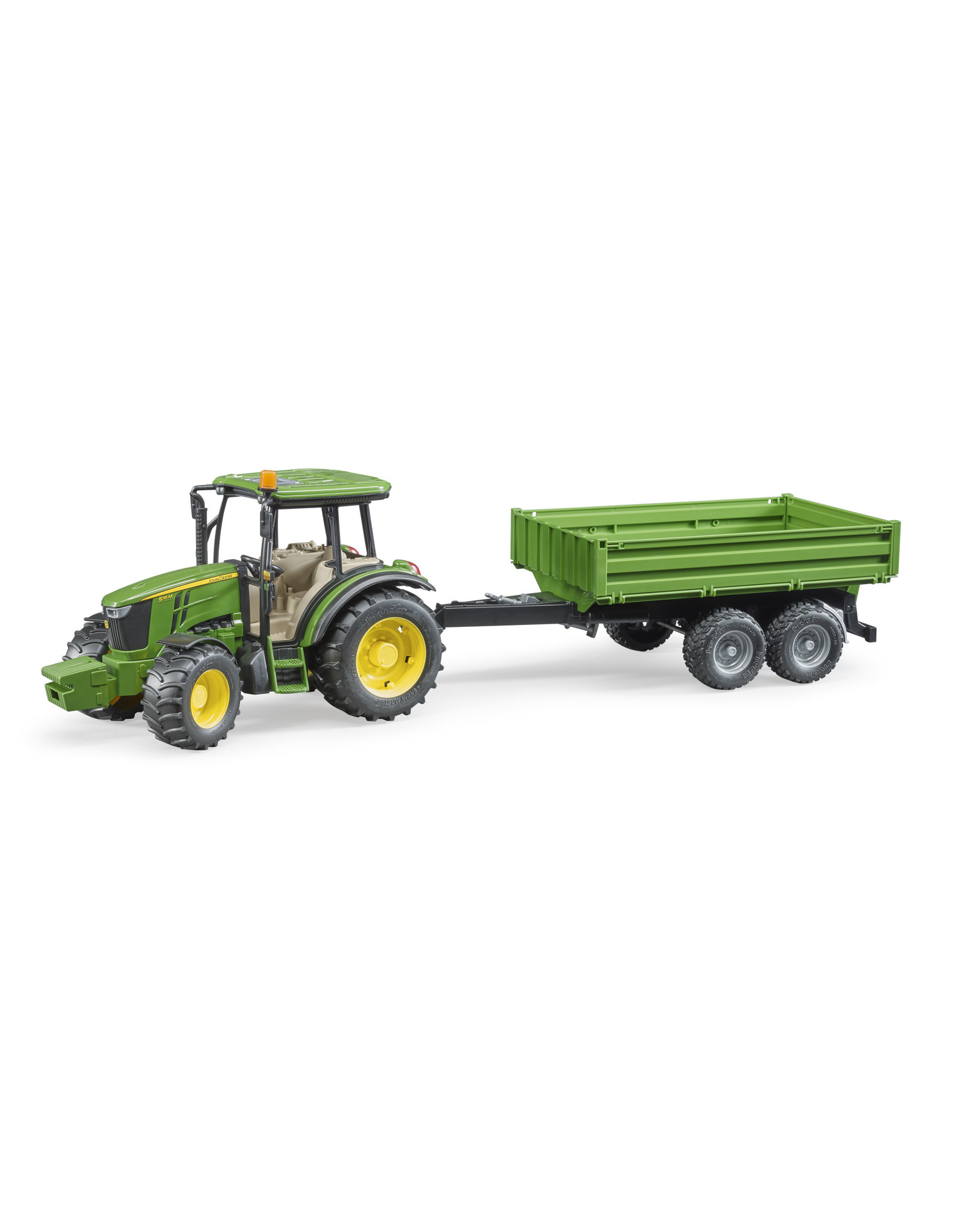 Bruder Bruder 02108 John Deere 51115M met Aanhangwagen (1:16)