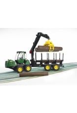 Bruder Bruder 02133 John Deere 1210E met Aanhanger en Bomengrijper (1:16)