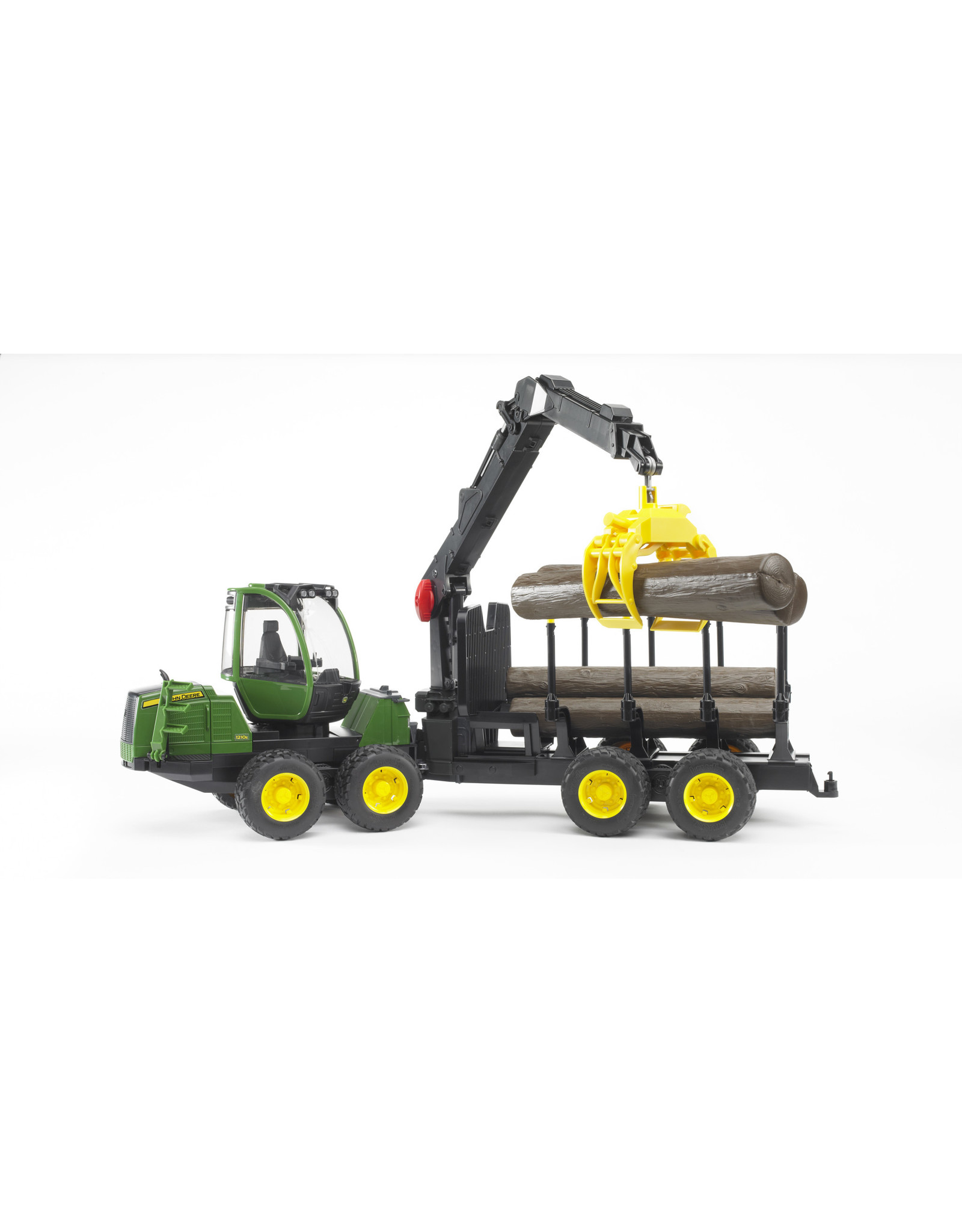 Bruder Bruder 02133 John Deere 1210E met Aanhanger en Bomengrijper (1:16)