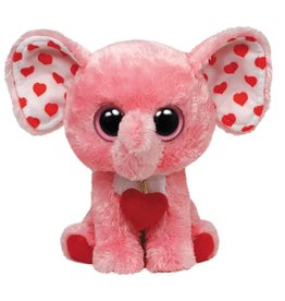 Ty Ty Beanie buddy  Valentine Tender Love  de Roze Olifant 24cm