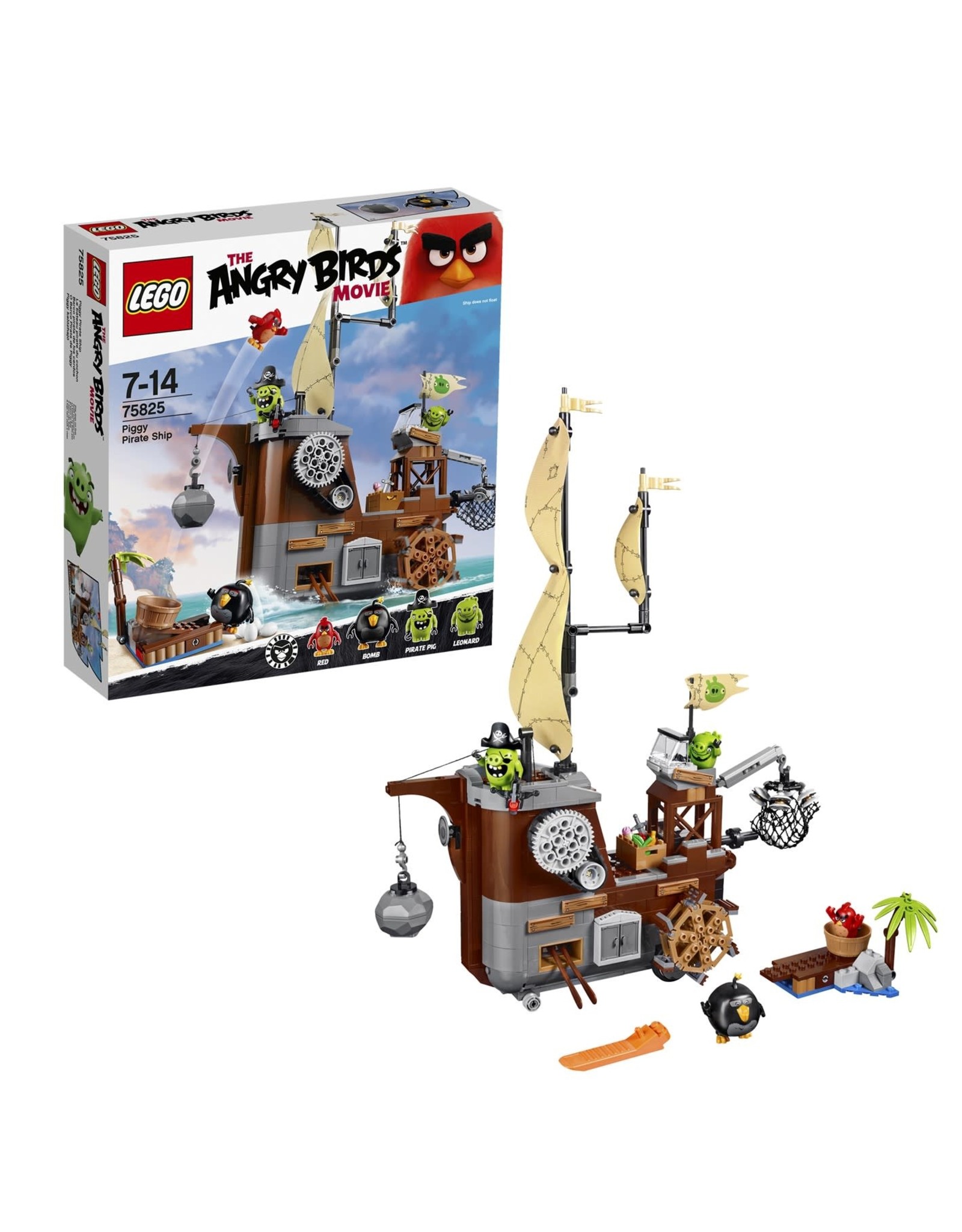 LEGO LEGO Angry Birds Piggy Piratenschip -  Pirate Ship 75825