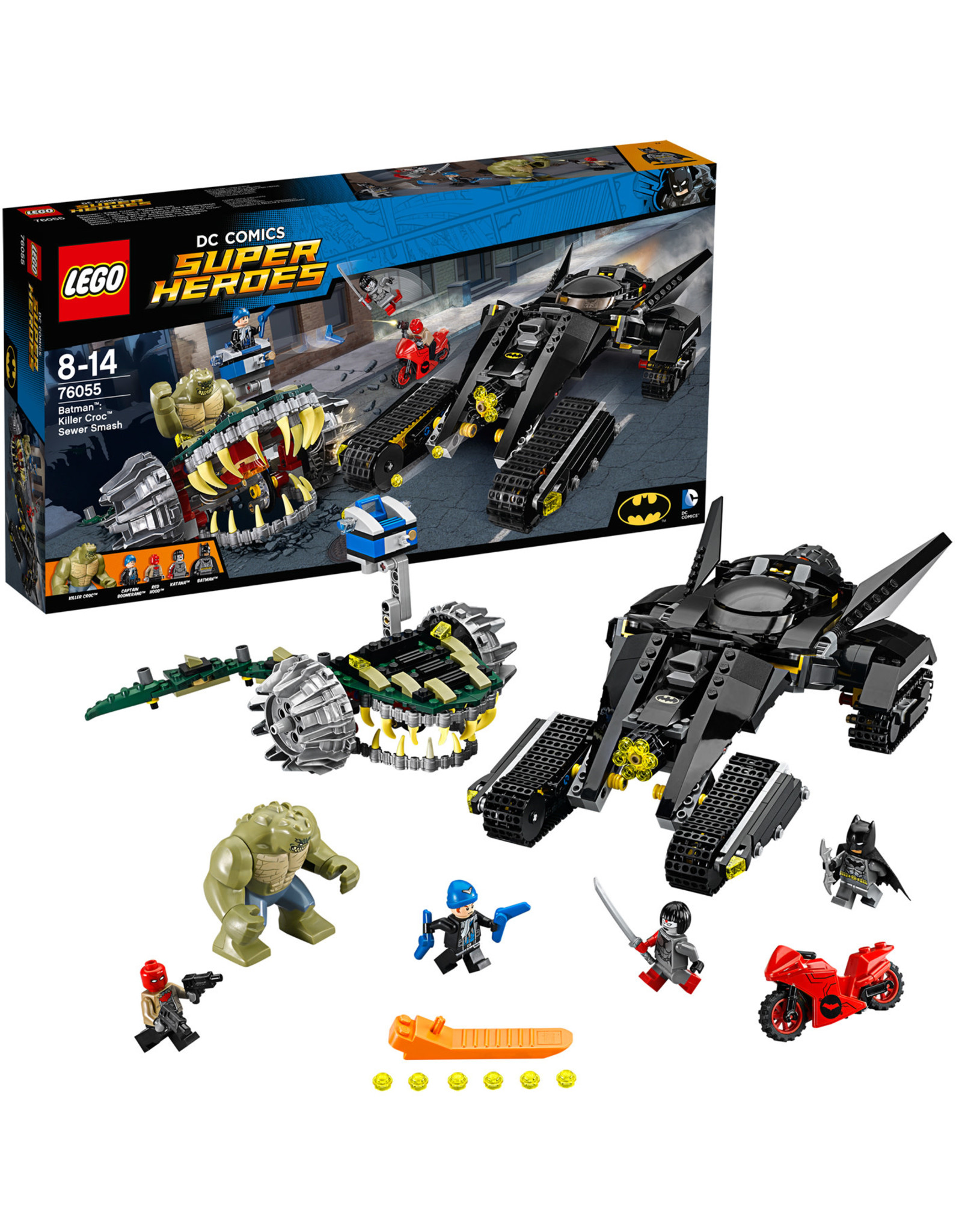 Lego Heroes LEGO Super Heroes Batman Killer Croc Rioolravage - 76055