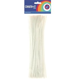 Create-It Haza Create-it 50 stuks  Chenille wit