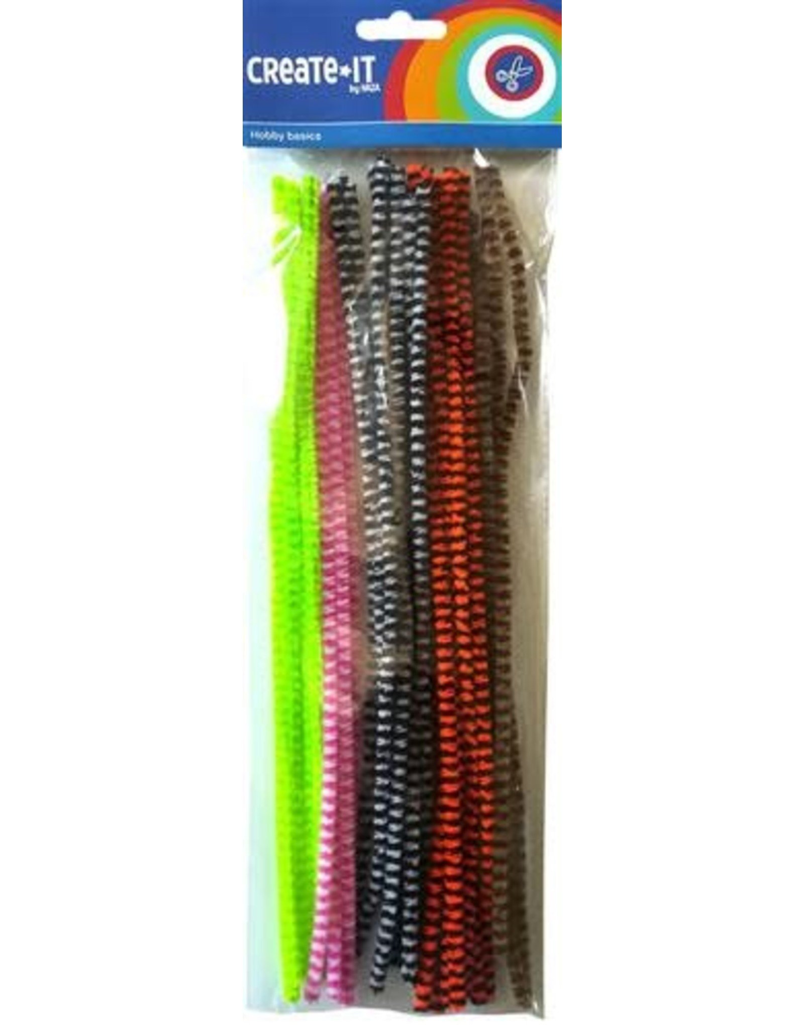 Create-It Haza Create-It 50stuks  Chenille Animal mix