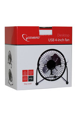 Gembird Usb 4-Inch Fan - tafel ventilator