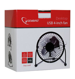 Gembird Usb 4-Inch Fan - tafel ventilator