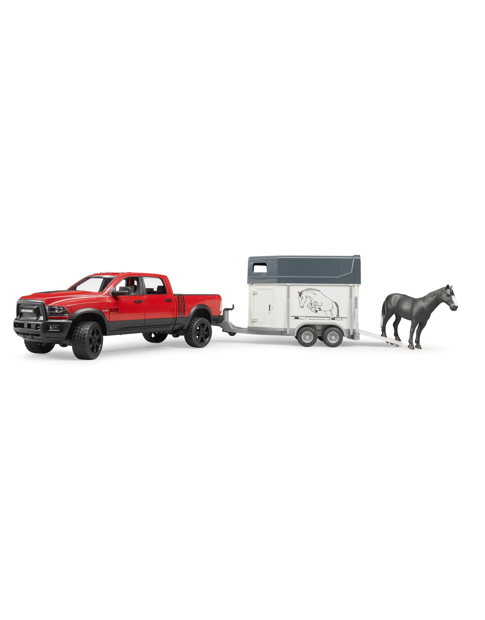 Bruder Bruder 02501 RAM 2500 Power Wagon met  Paardentrailer (1:16)