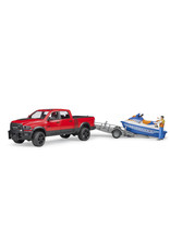 Bruder Bruder 02503 RAM 2500 Power Wagon met  Aanhanger, Jetski en Bestuurder (1:16)