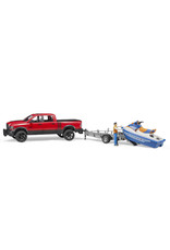 Bruder Bruder 02503 RAM 2500 Power Wagon met  Aanhanger, Jetski en Bestuurder (1:16)