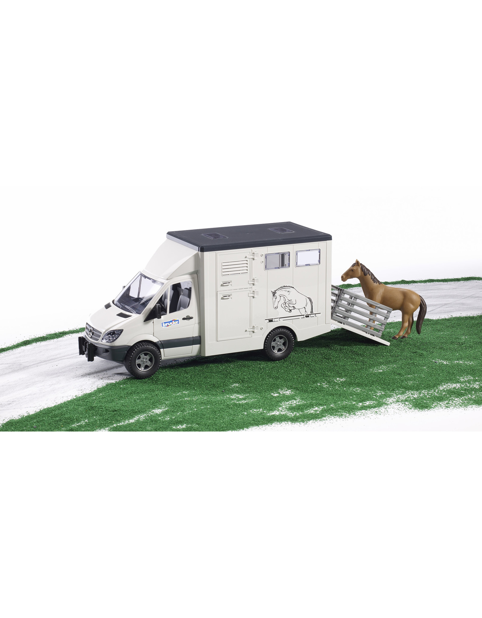 Bruder Bruder 02533 Mercedes Benz Sprinter Paardentransport + 1 Paard