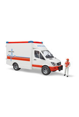 Bruder Bruder 02536 Mercedes Benz Sprinter Ambulance met  Paramedici (1:16) + Licht- en Geluidsmodule