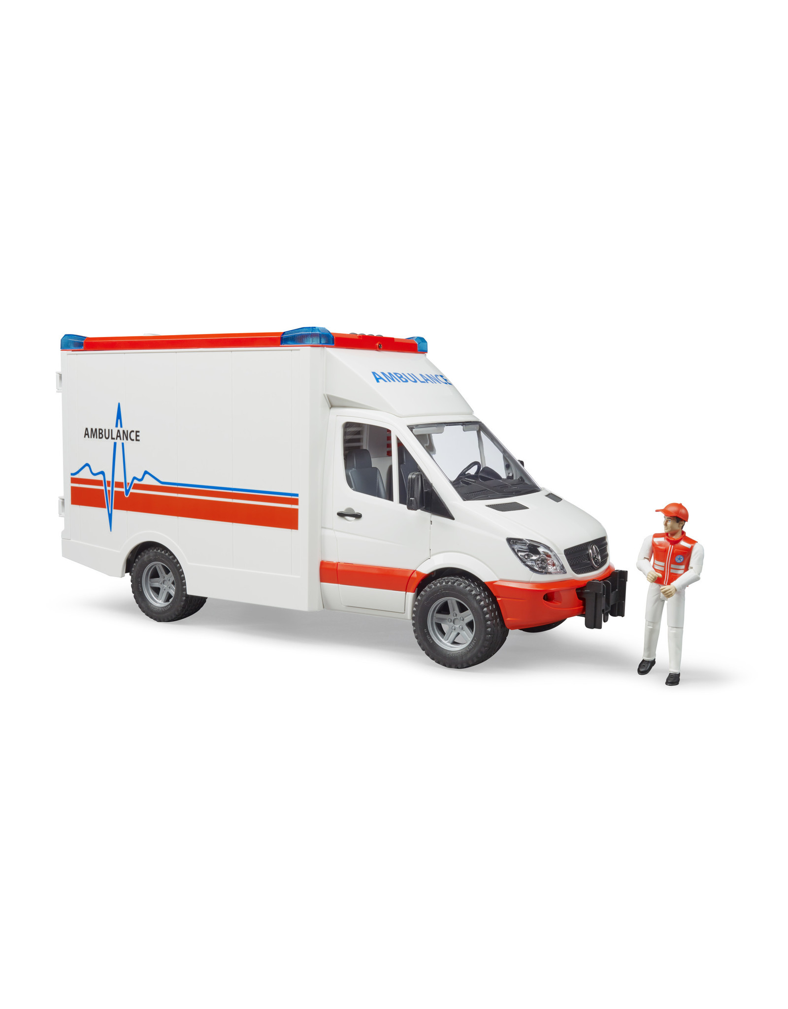 Bruder Bruder 02536 Mercedes Benz Sprinter Ambulance met  Paramedici (1:16) + Licht- en Geluidsmodule