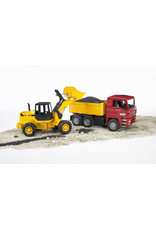 Bruder Bruder 02752  MAN TGA Kiepwagen met Shovel FR130 (1:16)