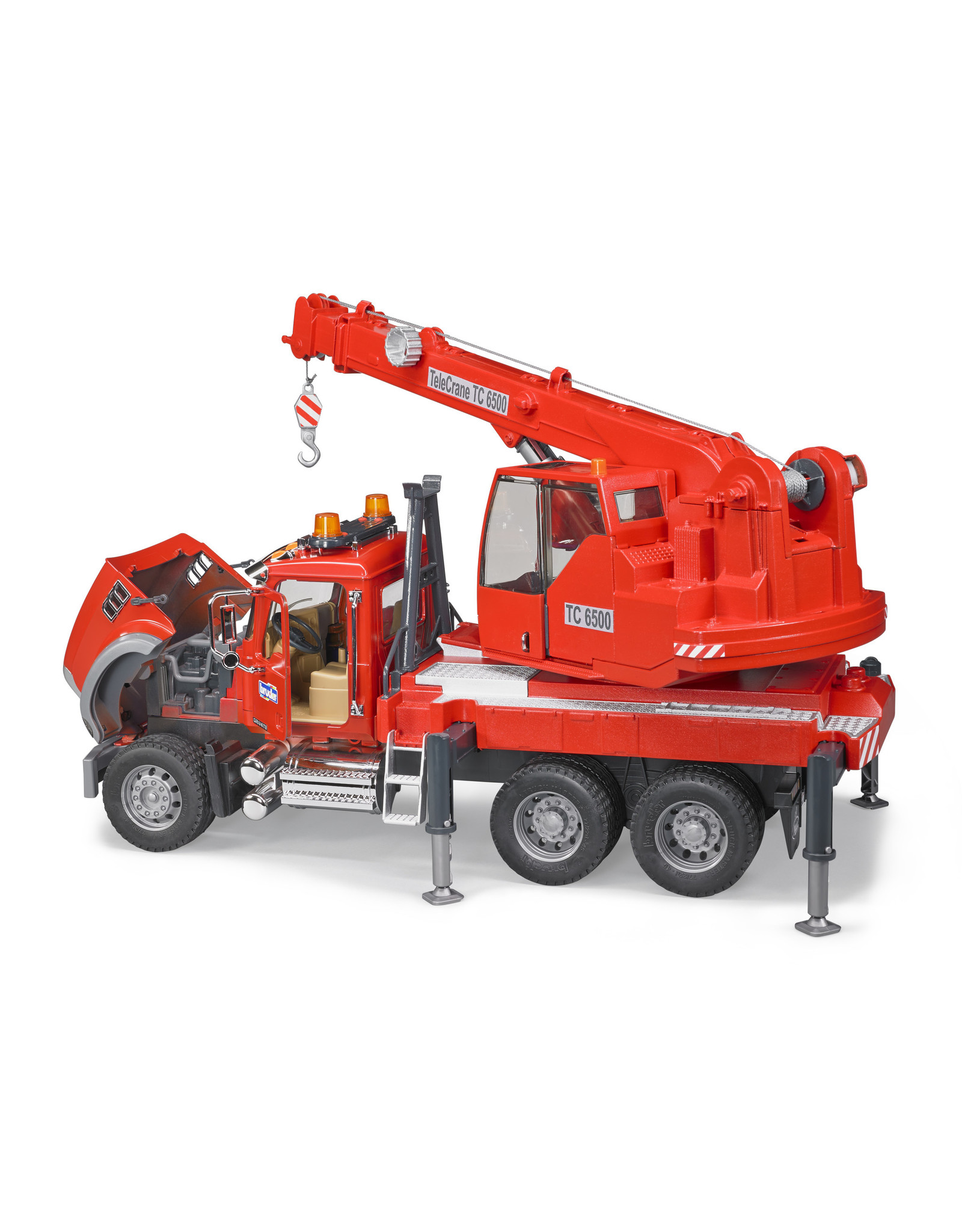 Bruder Bruder 02826 MACK Granite Kraanwagen (1:16) +  Licht- en Geluidsmodule