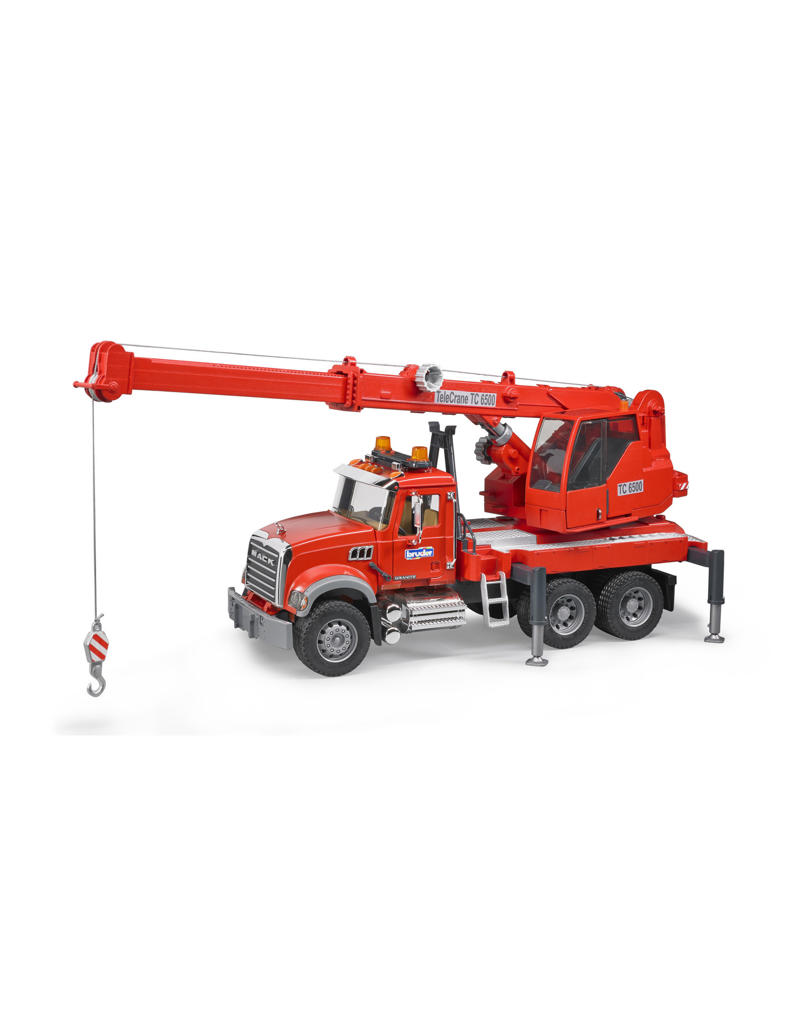 Bruder Bruder 02826 MACK Granite Kraanwagen (1:16) +  Licht- en Geluidsmodule