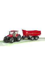 Bruder Bruder 03199 Case IH Optum 300CVX met Krampe Tandem Halfpipe Aanhanger (1:16)