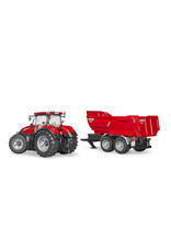 Bruder Bruder 03199 Case IH Optum 300CVX met Krampe Tandem Halfpipe Aanhanger (1:16)