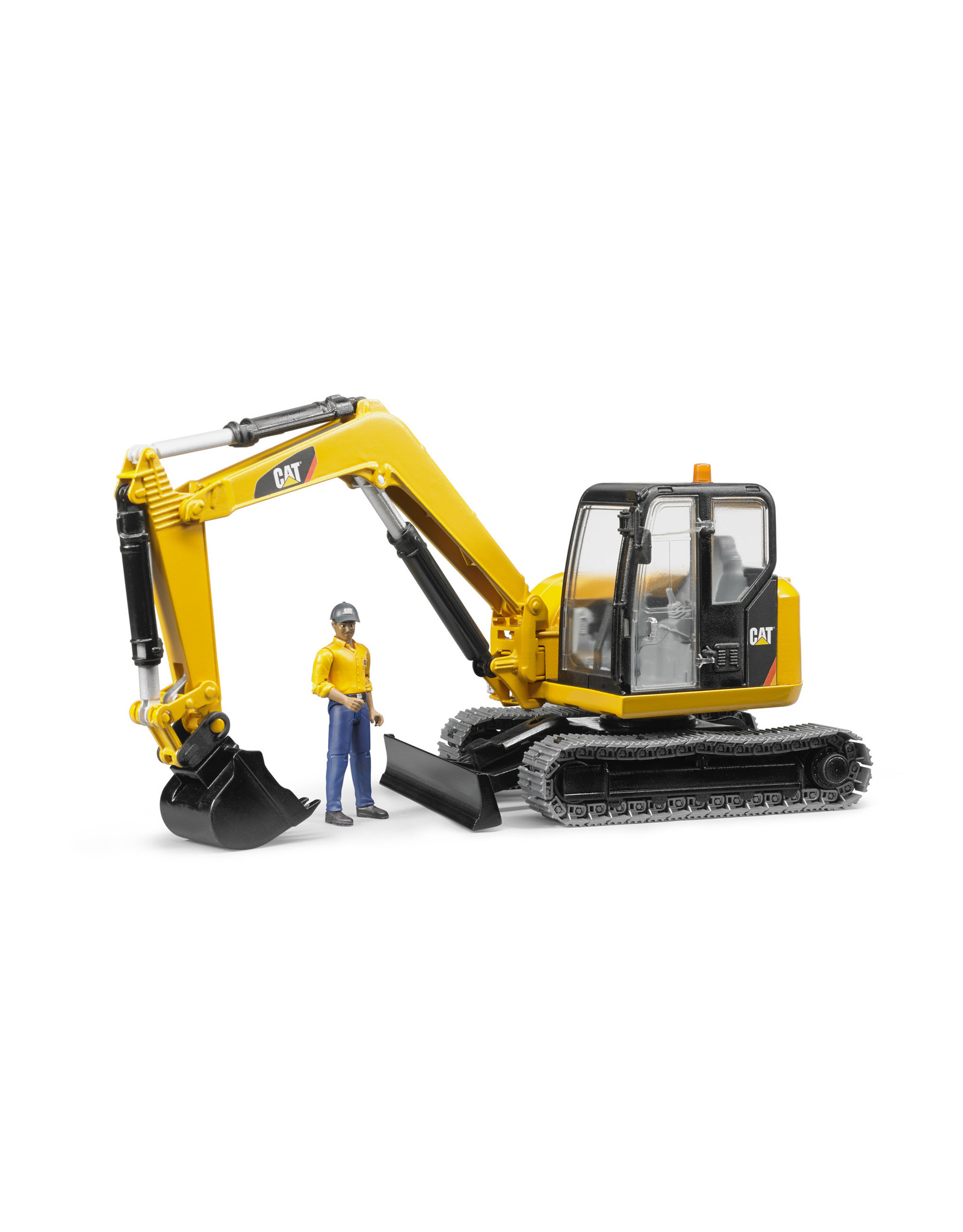 Bruder Bruder 02466 Caterpillar Minigraafmachine met Bouwvakker (1:16)