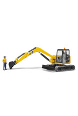 Bruder Bruder 02466 Caterpillar Minigraafmachine met Bouwvakker (1:16)