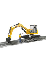 Bruder Bruder 02466 Caterpillar Minigraafmachine met Bouwvakker (1:16) Bruder Bruder 02466 Caterpillar Minigraafmachine met Bouwvakker (1:16)