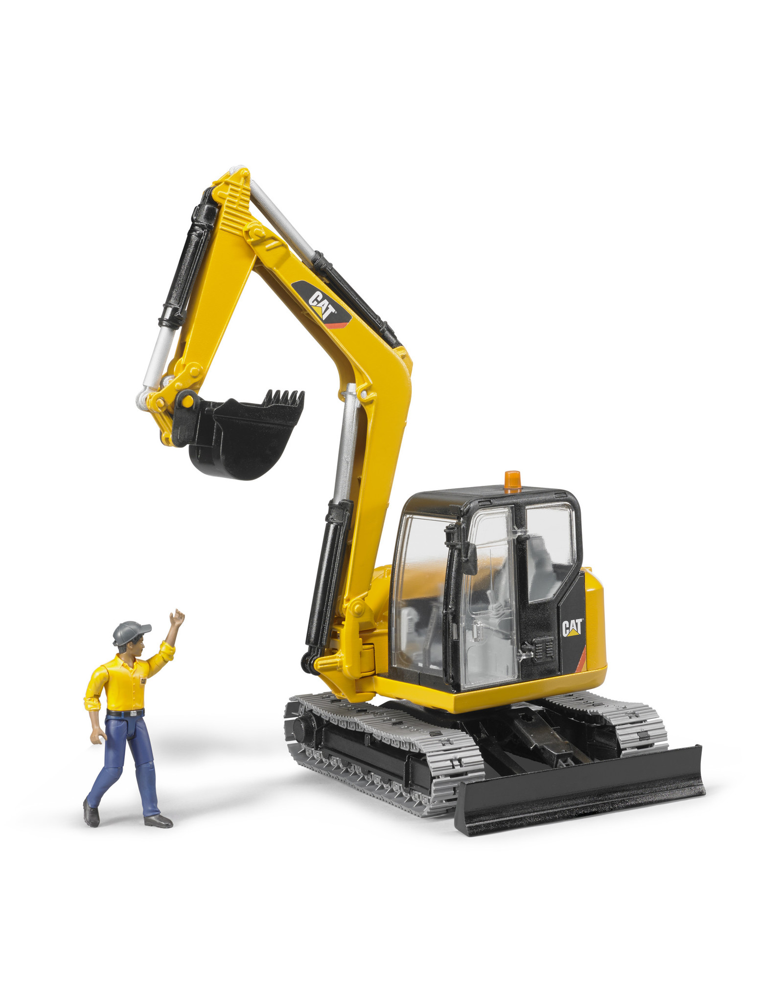 Bruder Bruder 02466 Caterpillar Minigraafmachine met Bouwvakker (1:16)