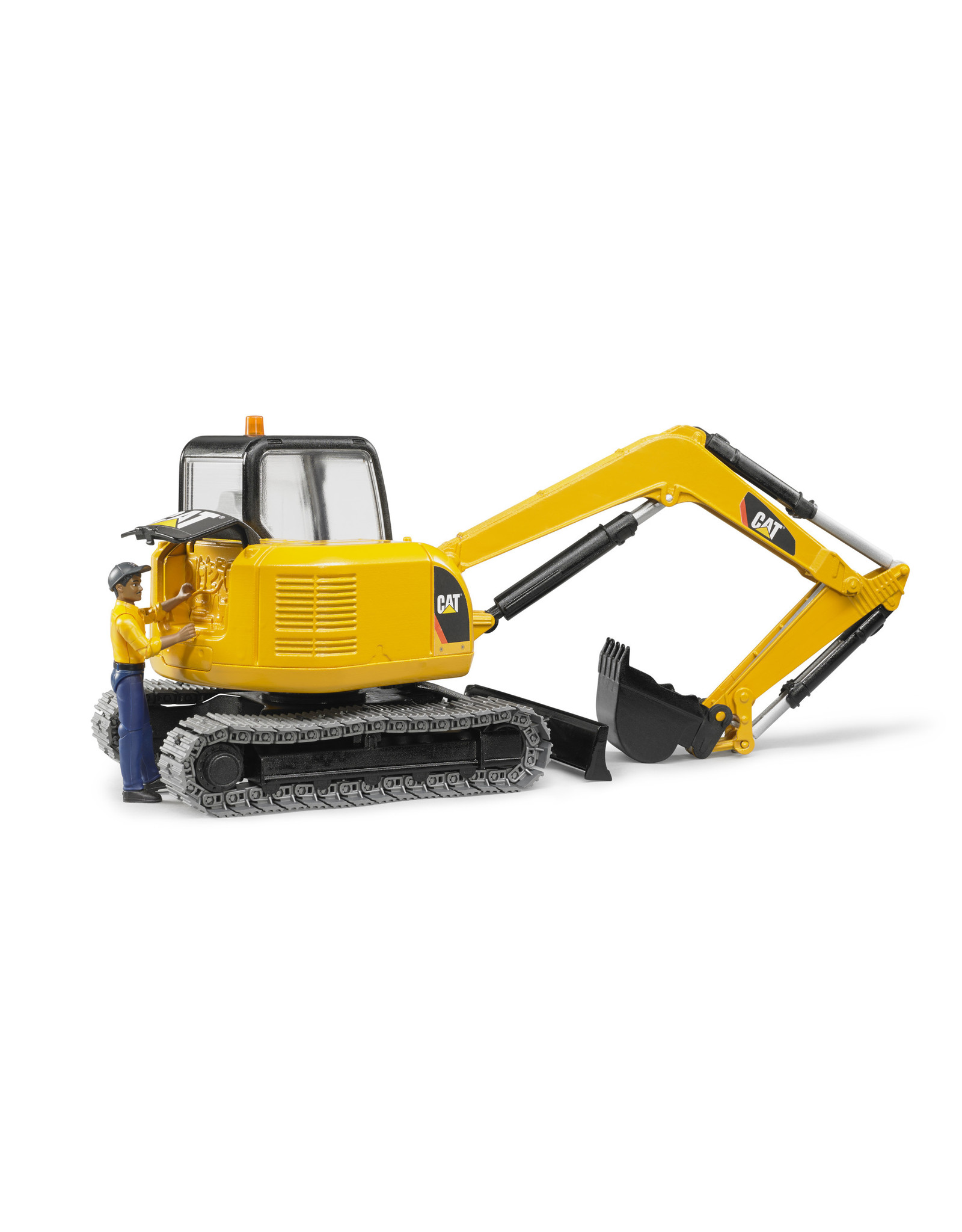 Bruder Bruder 02466 Caterpillar Minigraafmachine met Bouwvakker (1:16)