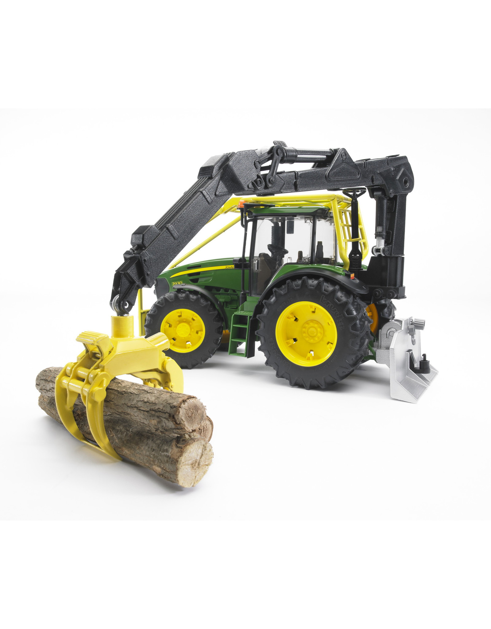 Bruder Bruder 03053 John Deere 7930 Bosbouw Tractor met Grijper (1:16)