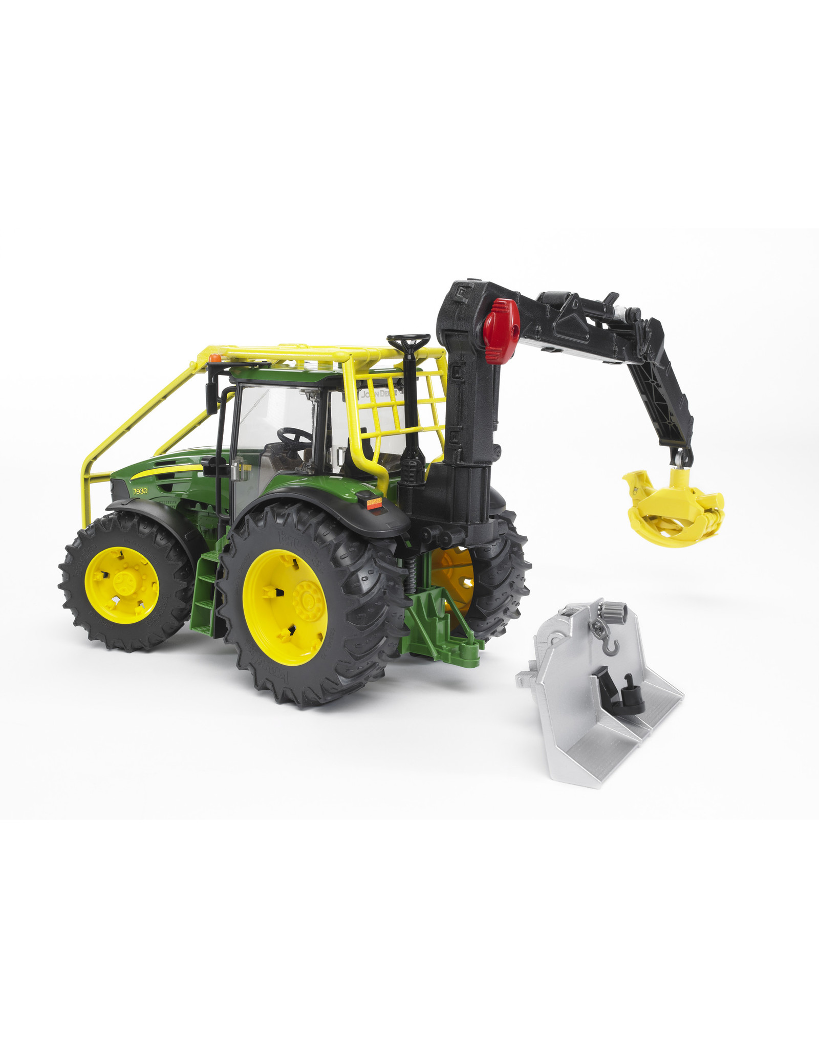 Bruder Bruder 03053 John Deere 7930 Bosbouw Tractor met Grijper (1:16)