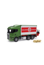 Bruder Bruder 03580 Scania-R Serie Vrachtwagen met Container en Heftruck (1:16)