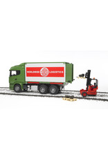 Bruder Bruder 03580 Scania-R Serie Vrachtwagen met Container en Heftruck (1:16)