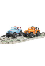 Bruder Bruder 02541 Jeep Cross Country Racer Blauw met Autocoureur (1:16)